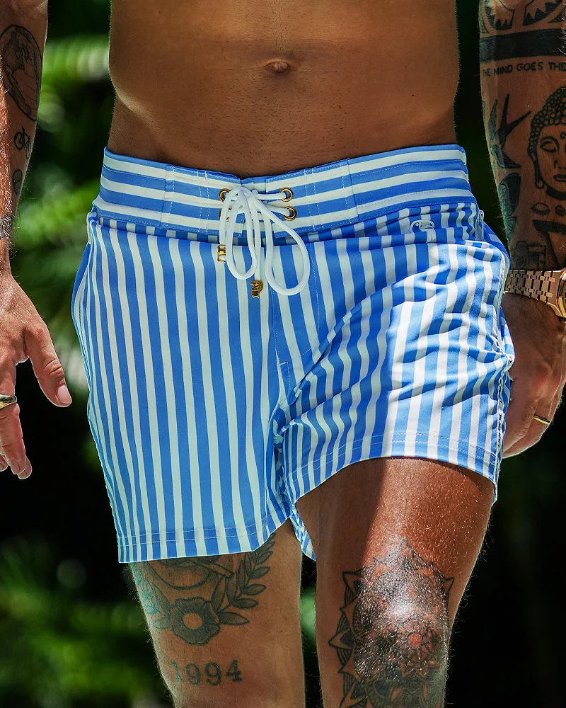 Pillar Blue - 3 Inch Swim Trunks sold by Tucann