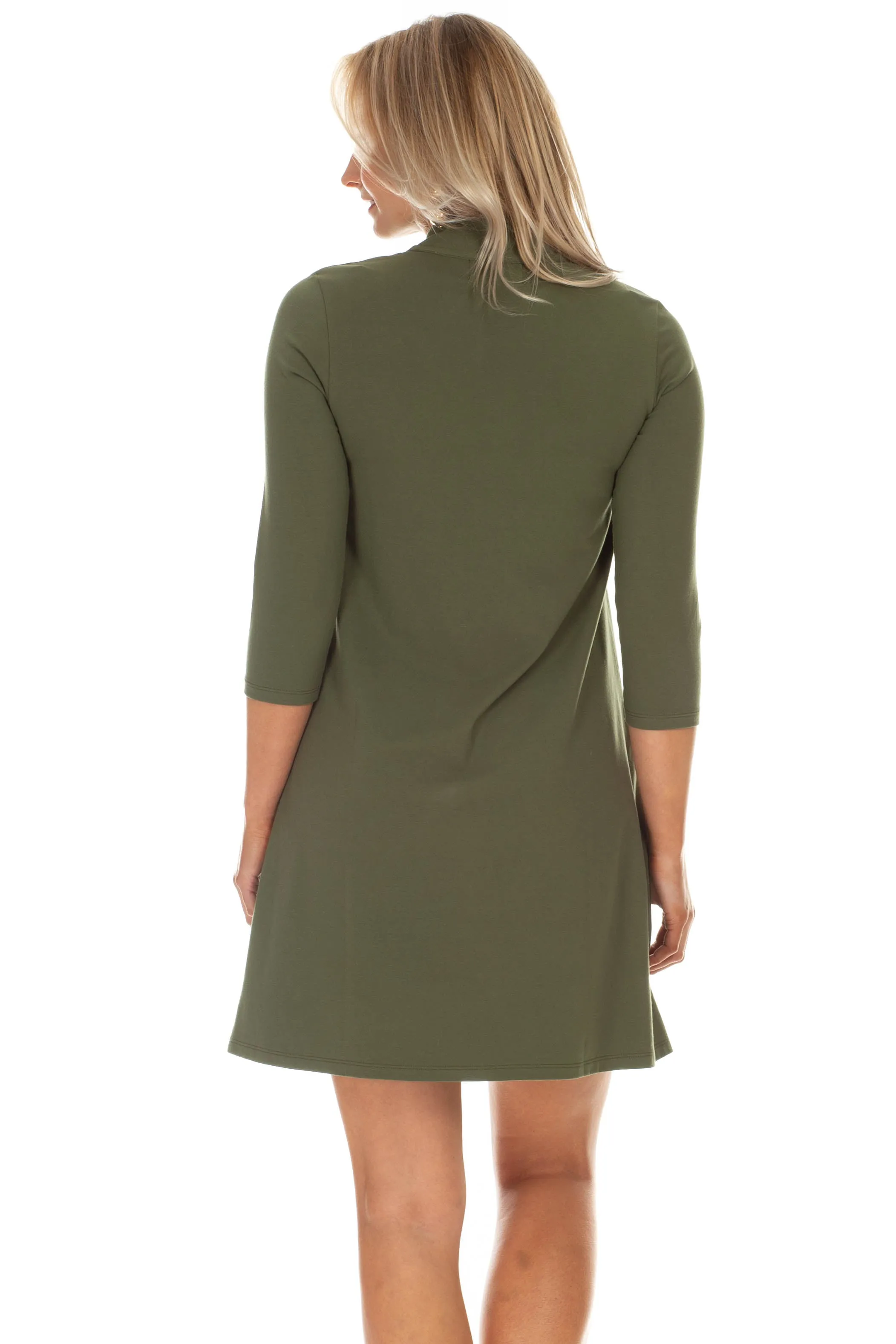Kingsley Dress in Olive sold by Duffield Lane product image thumbnail 2