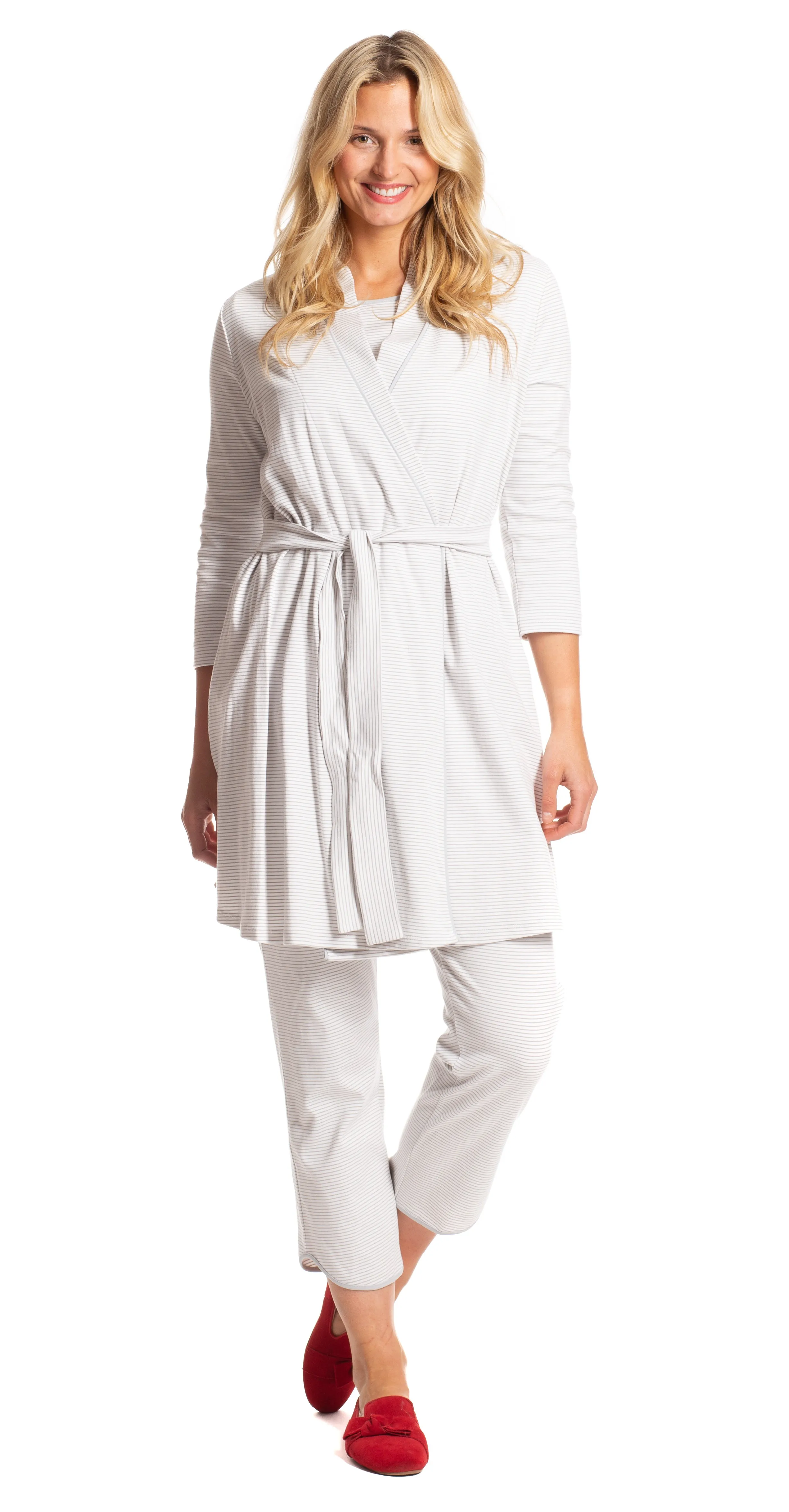 Barron Robe in Grey sold by Duffield Lane