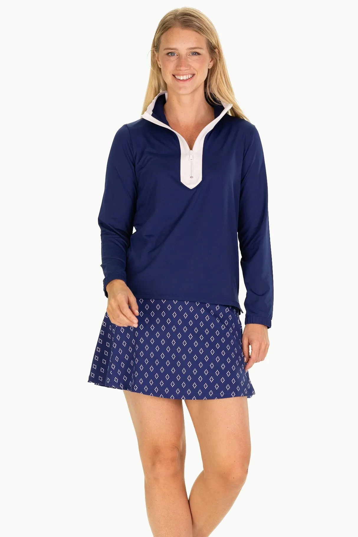 Active Sherri Skort in Navy Diamond sold by Duffield Lane product image thumbnail 3