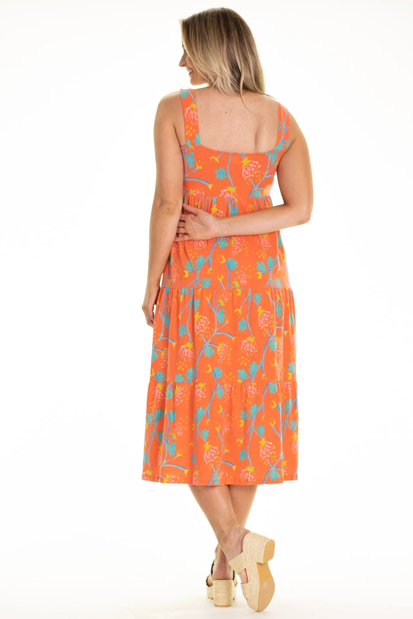 Lucy Dress in Poppy Peony sold by Duffield Lane product image thumbnail 3
