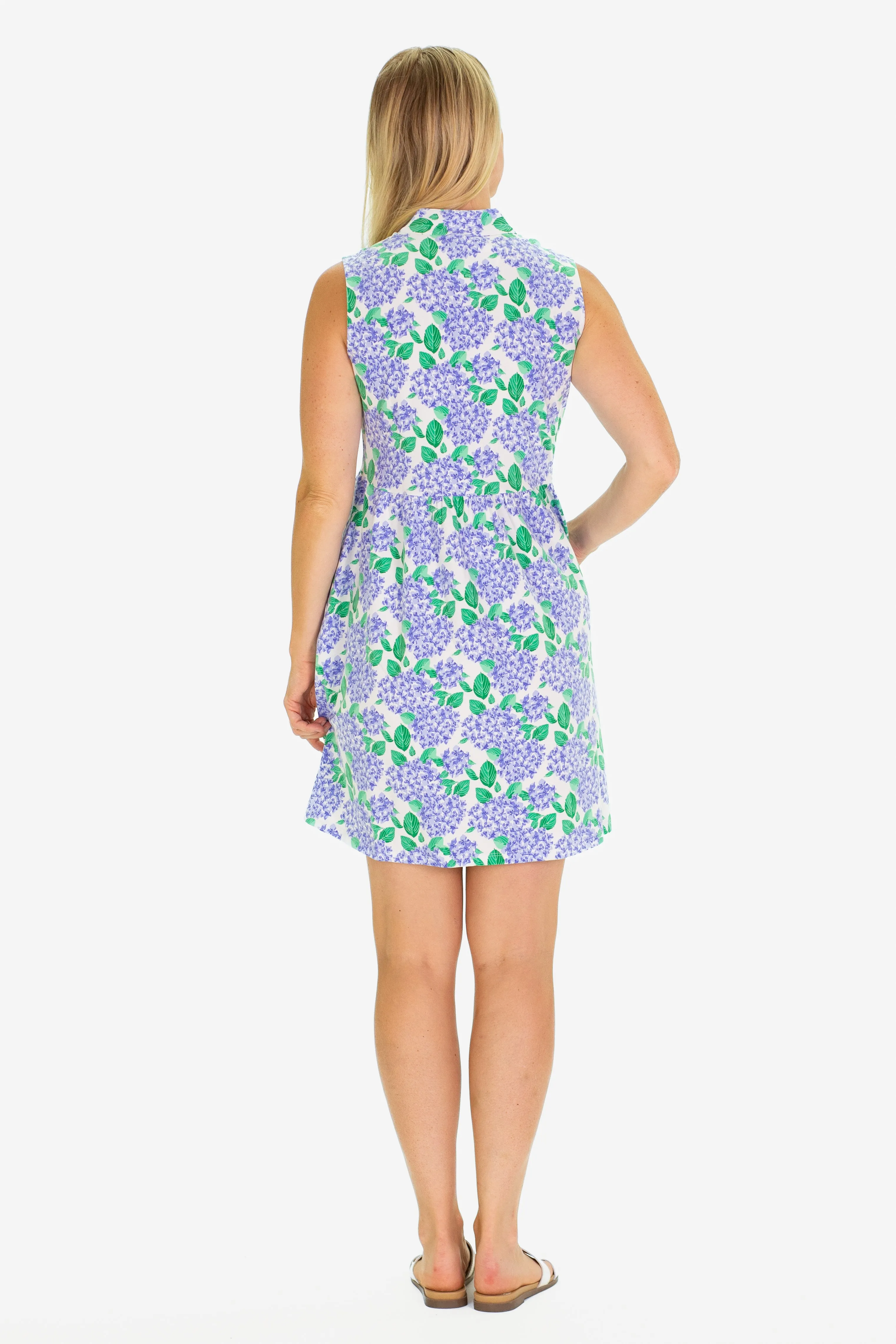 The Eileen Dress in Hydrangea Bloom sold by Duffield Lane product image thumbnail 3