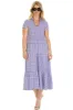 The Magnolia Dress in Blue Basketweave sold by Duffield Lane