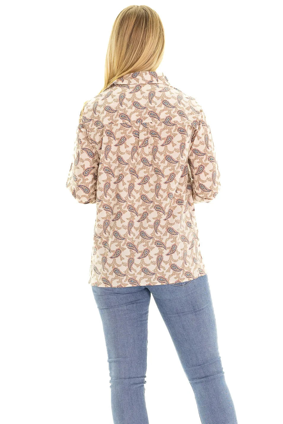 Savannah Tunic In Fall Paisley sold by Duffield Lane product image thumbnail 2