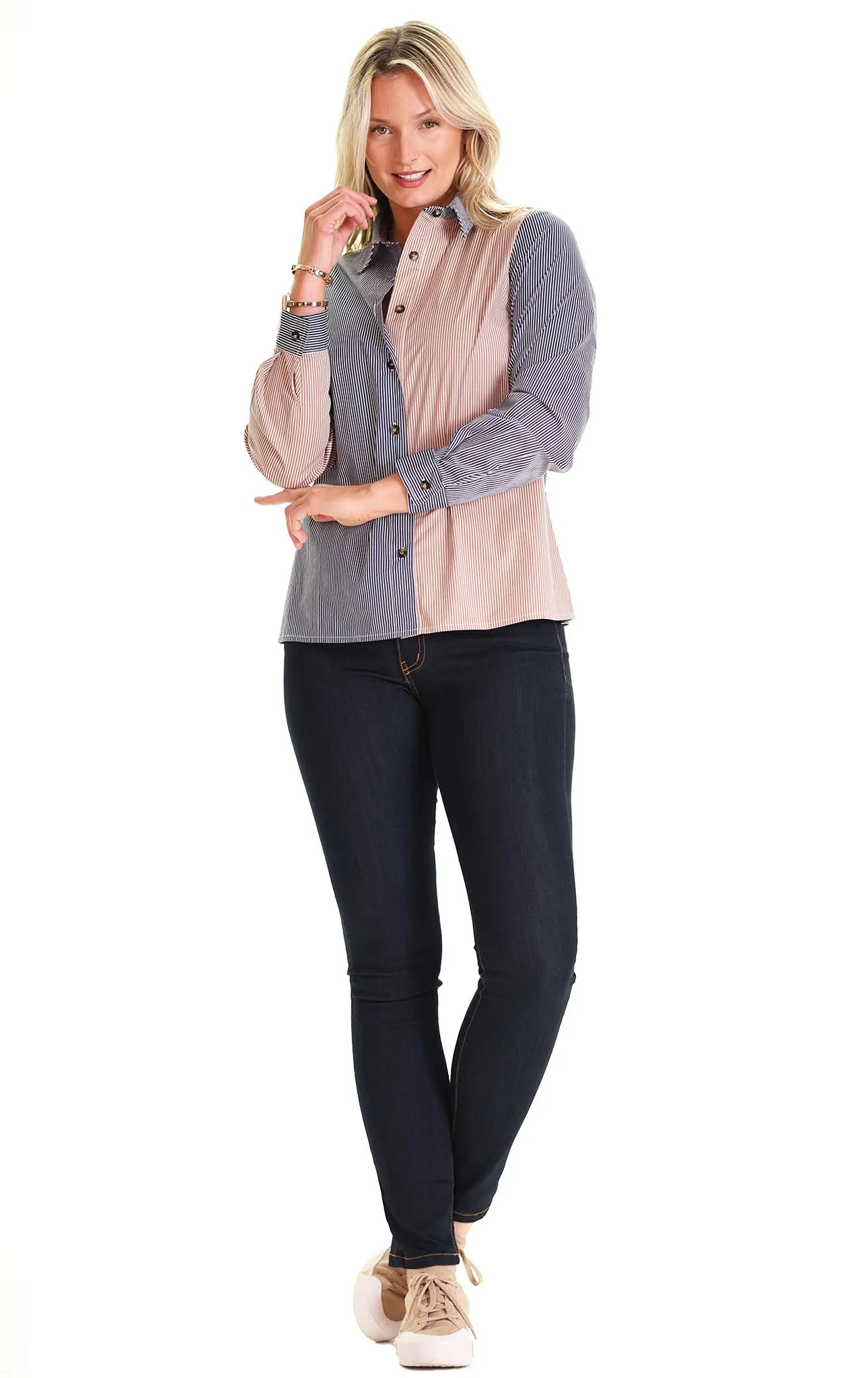 Sheridan Top In Colorblock sold by Duffield Lane product image thumbnail 4