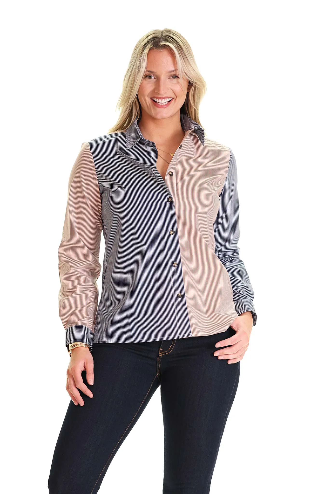 Sheridan Top In Colorblock sold by Duffield Lane