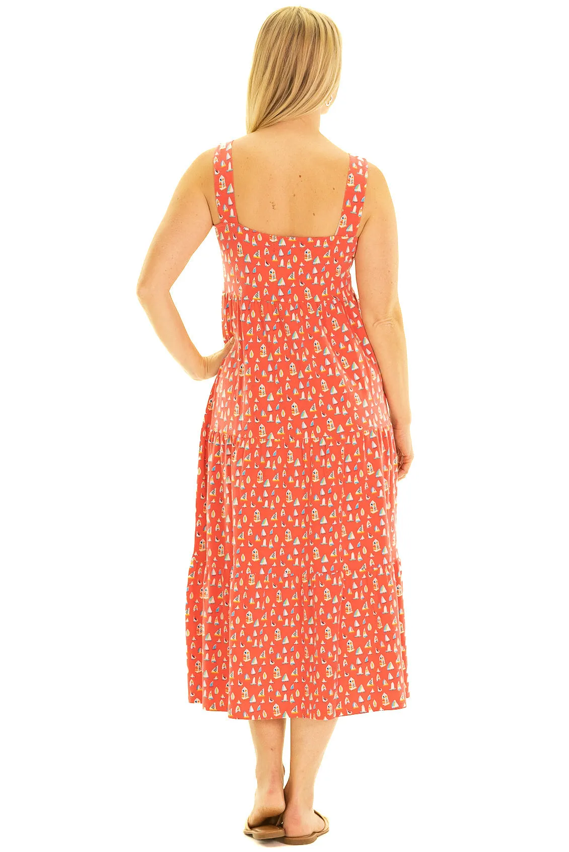 The Lucy Dress in Leland Gal Set Sail Print sold by Duffield Lane product image thumbnail 3