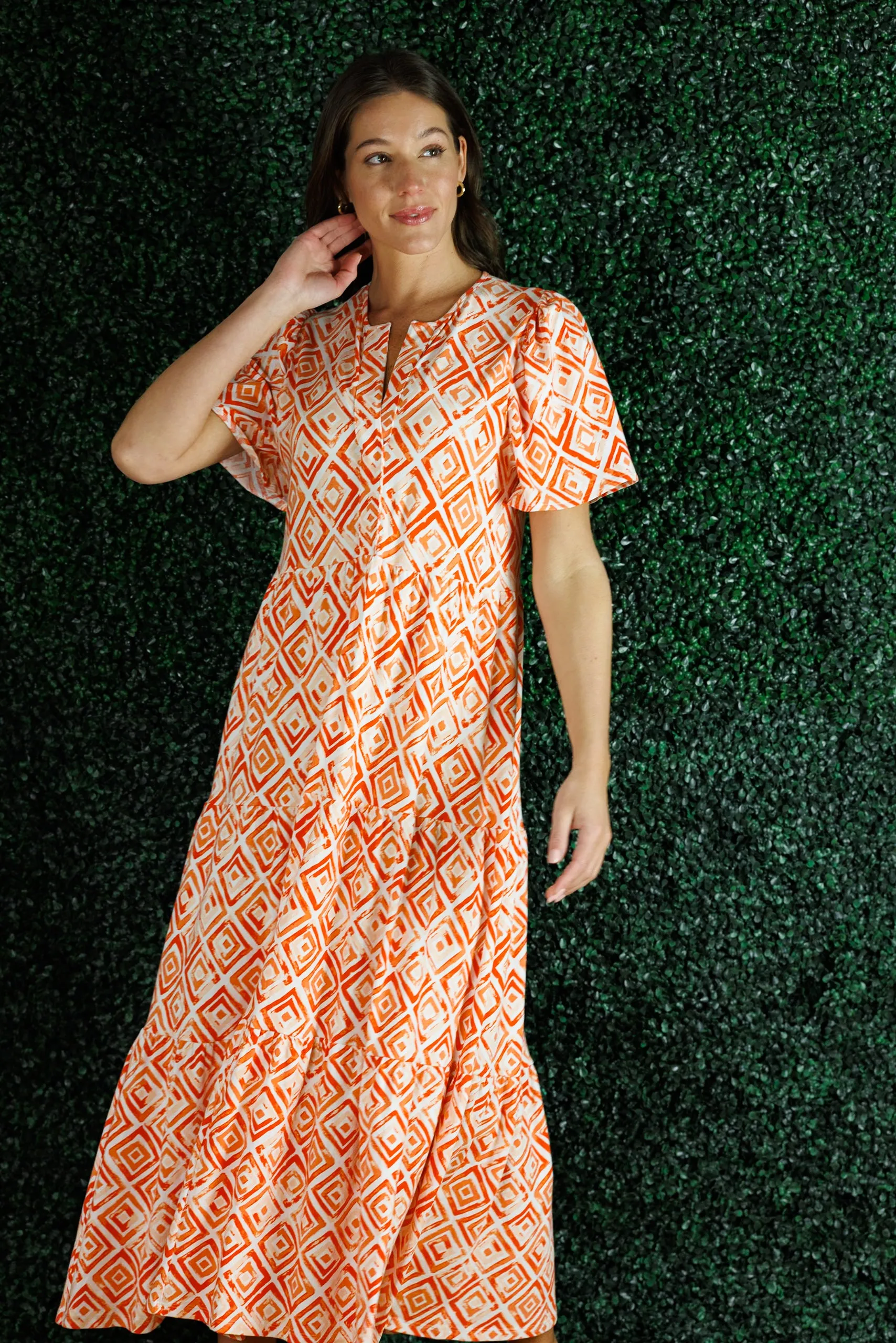 The Taryn Dress in Red Diamond sold by Duffield Lane product image thumbnail 4