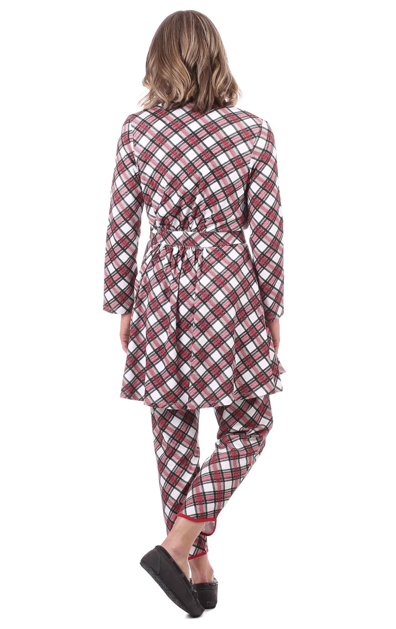 Barron Robe in Red & White Plaid sold by Duffield Lane product image thumbnail 2