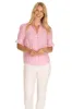 The Marlow Top in Pink Orchid Stripe sold by Duffield Lane