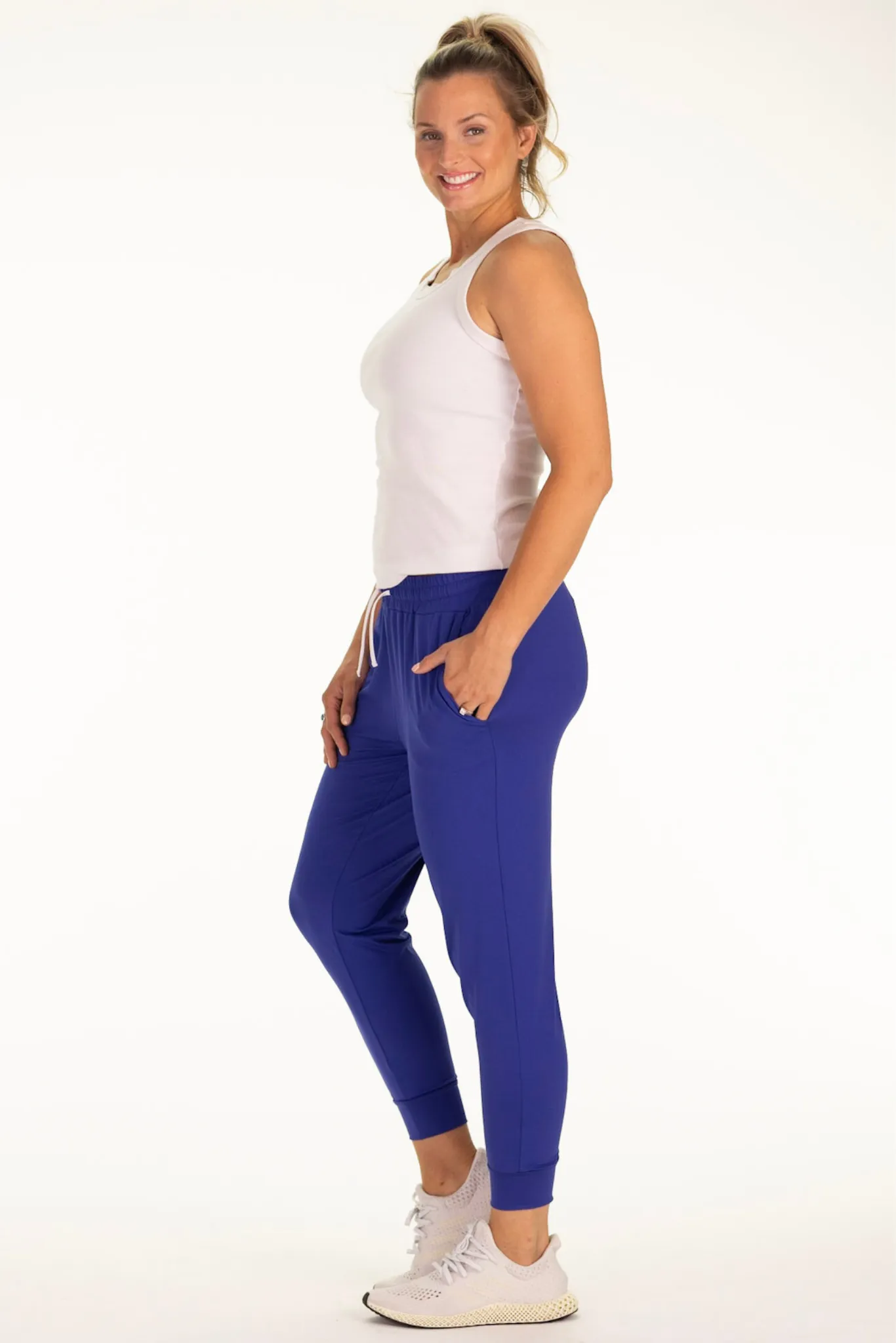 The Performance Natasha Jogger in Bright Blue sold by Duffield Lane product image thumbnail 2