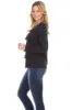 Rosemont Ruffle in Black sold by Duffield Lane