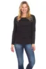 Rosemont Ruffle in Black sold by Duffield Lane