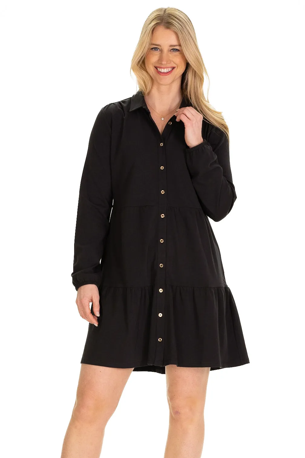 Olivia Dress in Black sold by Duffield Lane product image thumbnail 2