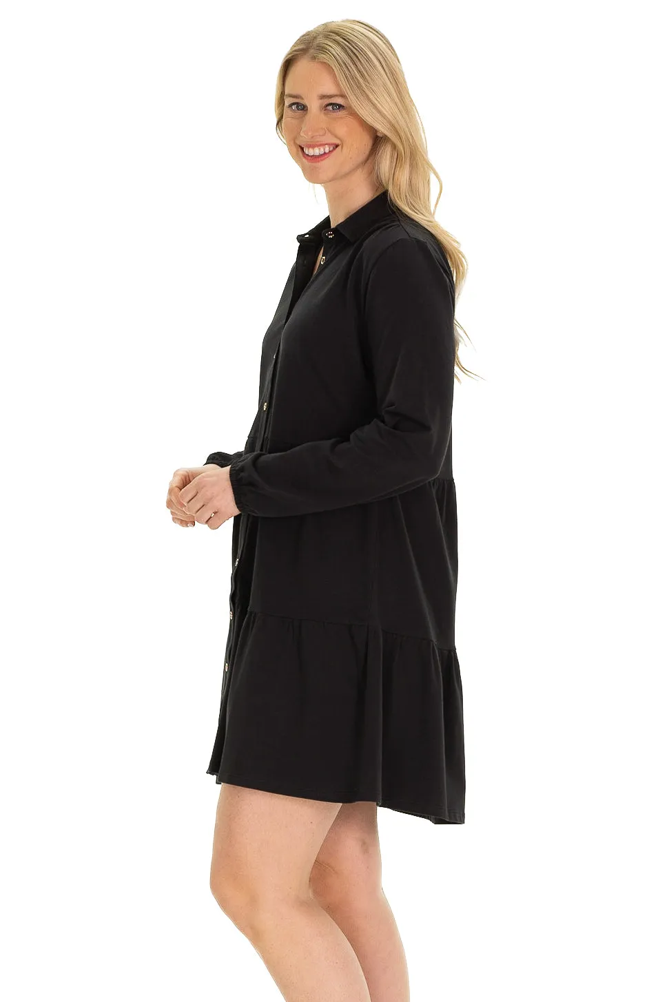 Olivia Dress in Black sold by Duffield Lane product image thumbnail 3