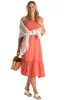The Jane Dress in Coral sold by Duffield Lane