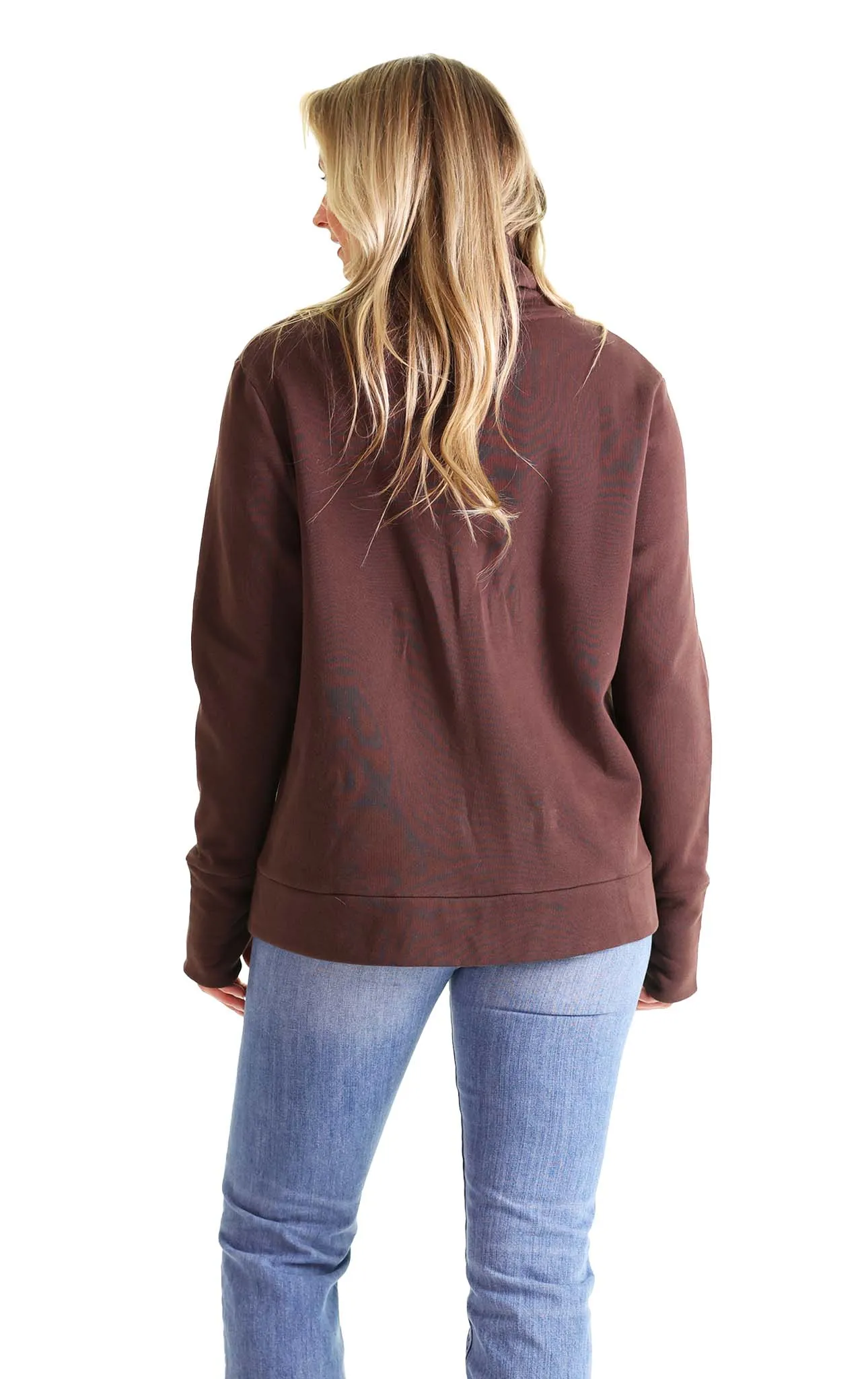 Minley Pullover In Chocolate sold by Duffield Lane product image thumbnail 2