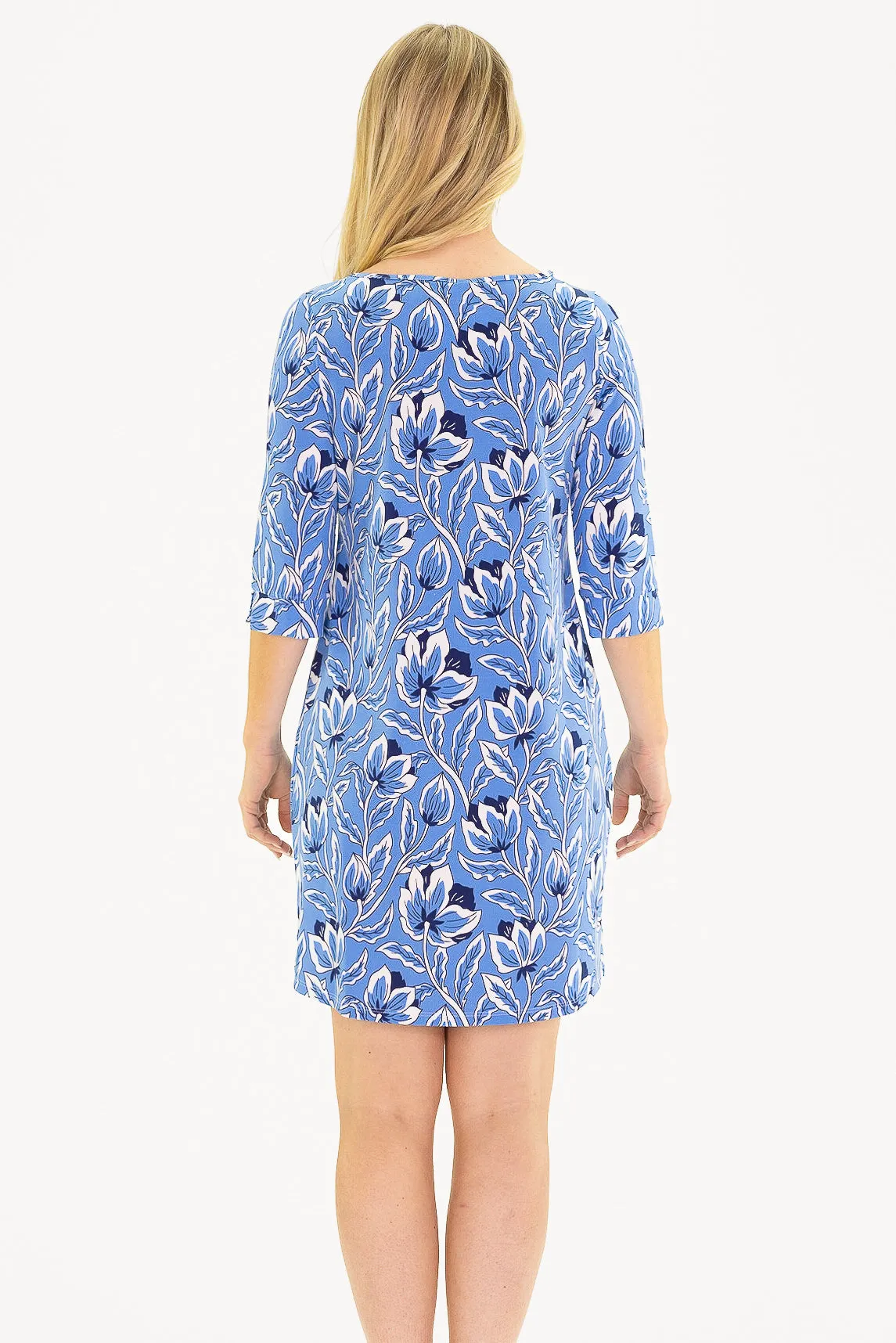 The Alicia Dress in Blue Blossom sold by Duffield Lane product image thumbnail 5