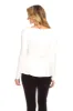 Portage Peplum Top in Ivory sold by Duffield Lane