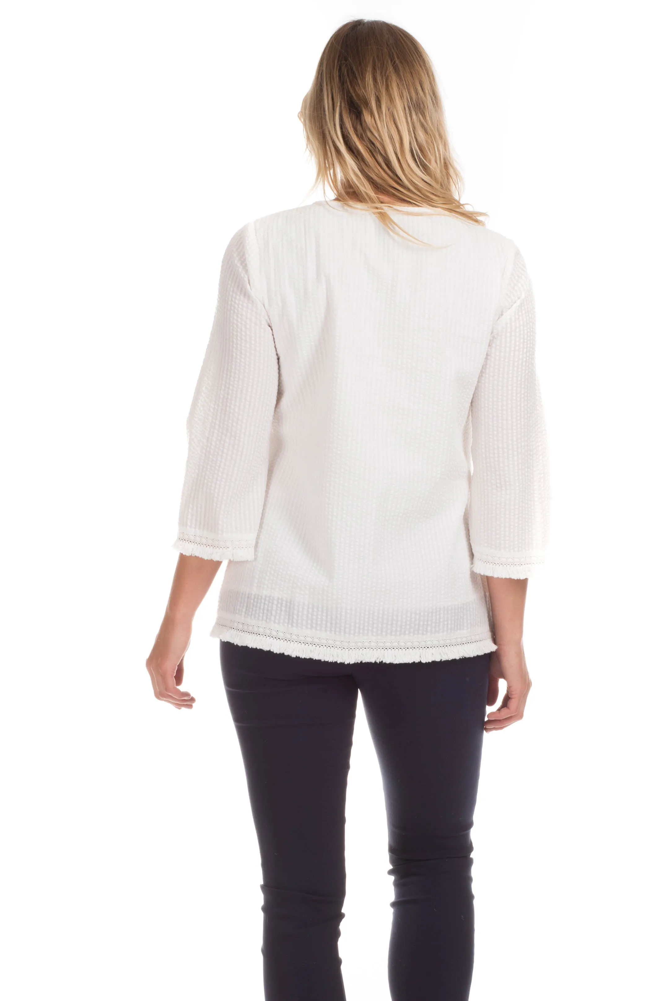 Olivia Top in White sold by Duffield Lane product image thumbnail 2
