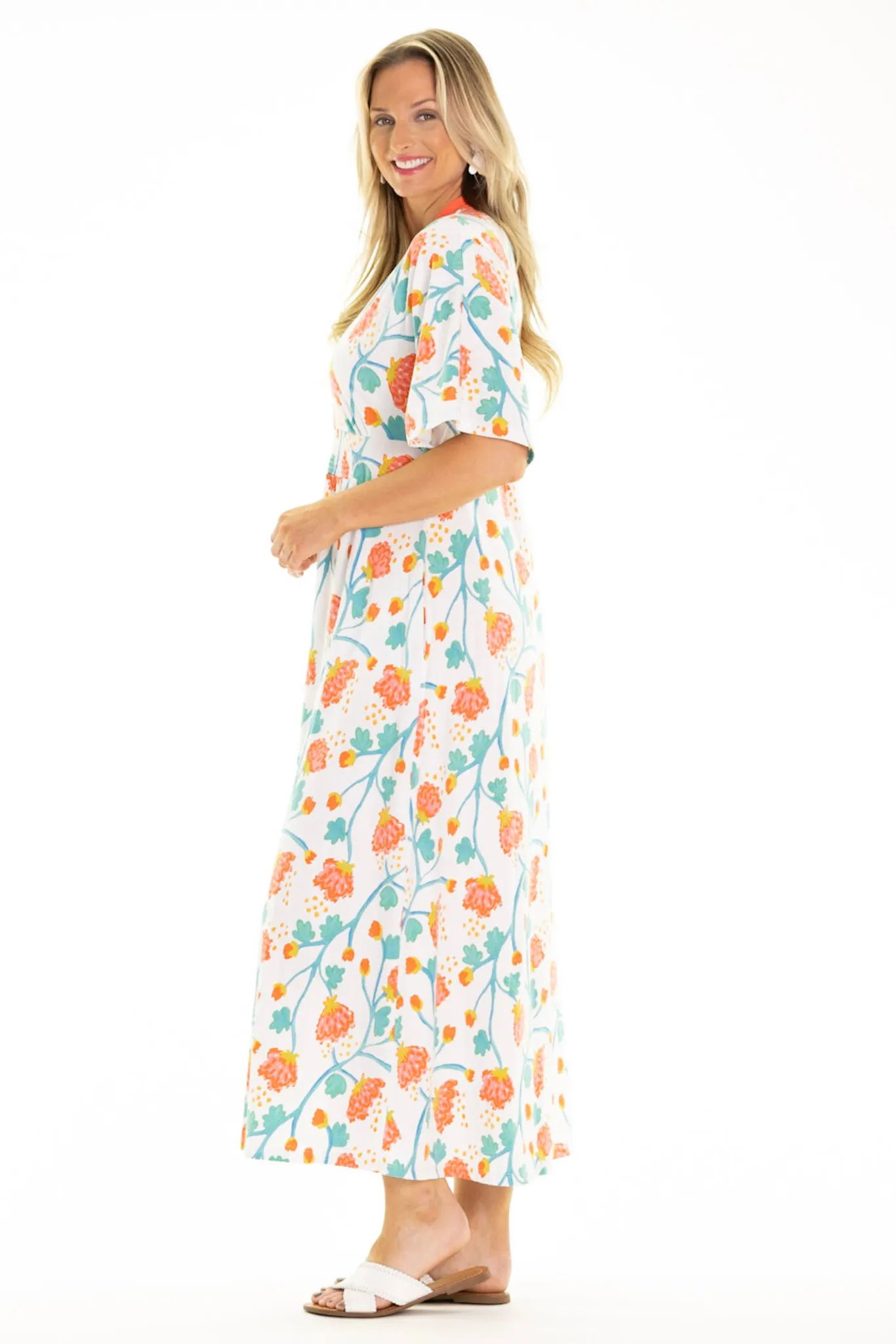 Lorelai Dress in White Peony sold by Duffield Lane product image thumbnail 2