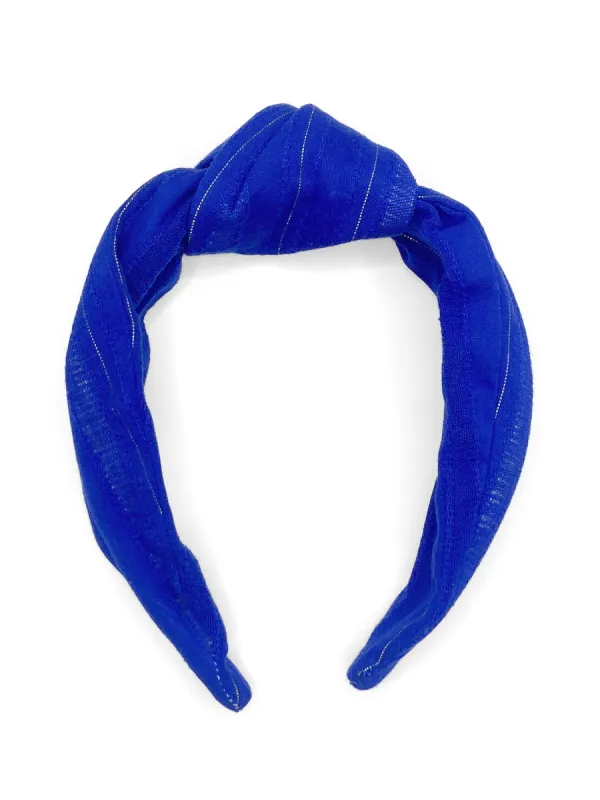 The Jones Headband - Bright Blue Metallic sold by Duffield Lane