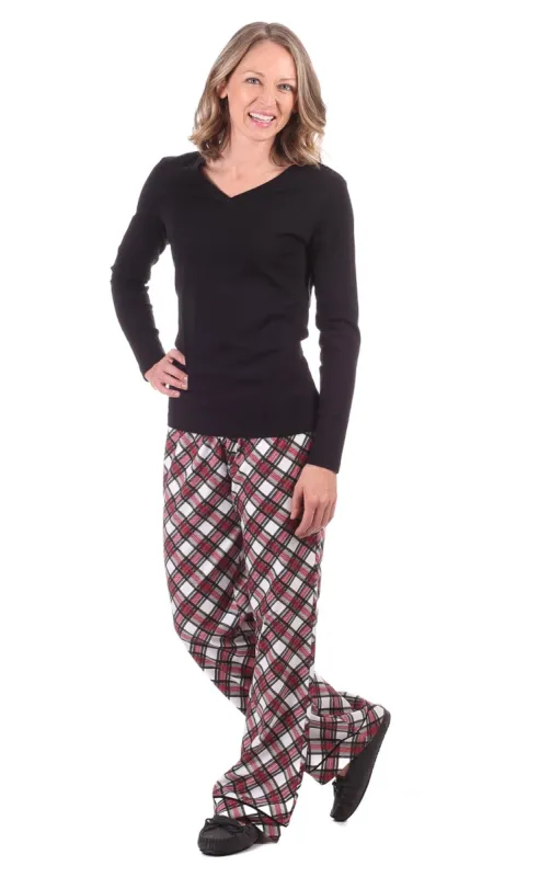 Bedford PJ Set in Red & White Plaid sold by Duffield Lane