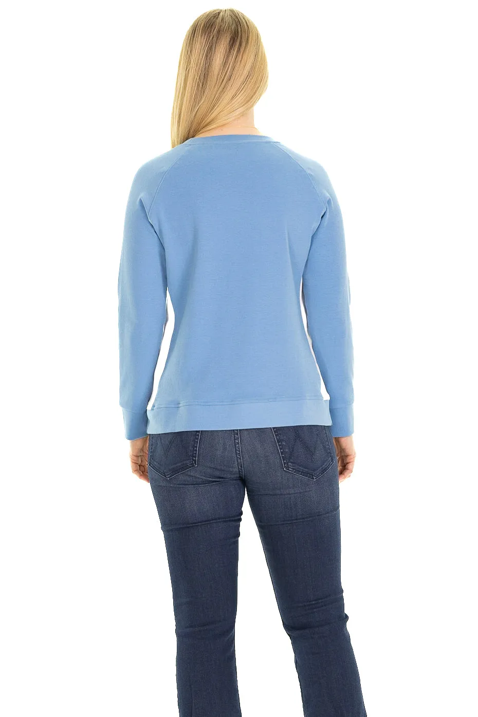 The Finley Crew Neck in Heritage Blue sold by Duffield Lane product image thumbnail 4