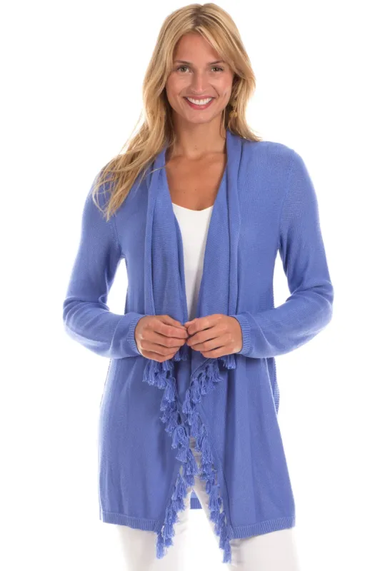 Ashley Silk Blend Sweater in Iris sold by Duffield Lane