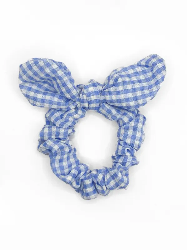 The Tay Scrunchy - Hydrangea Ginham sold by Duffield Lane