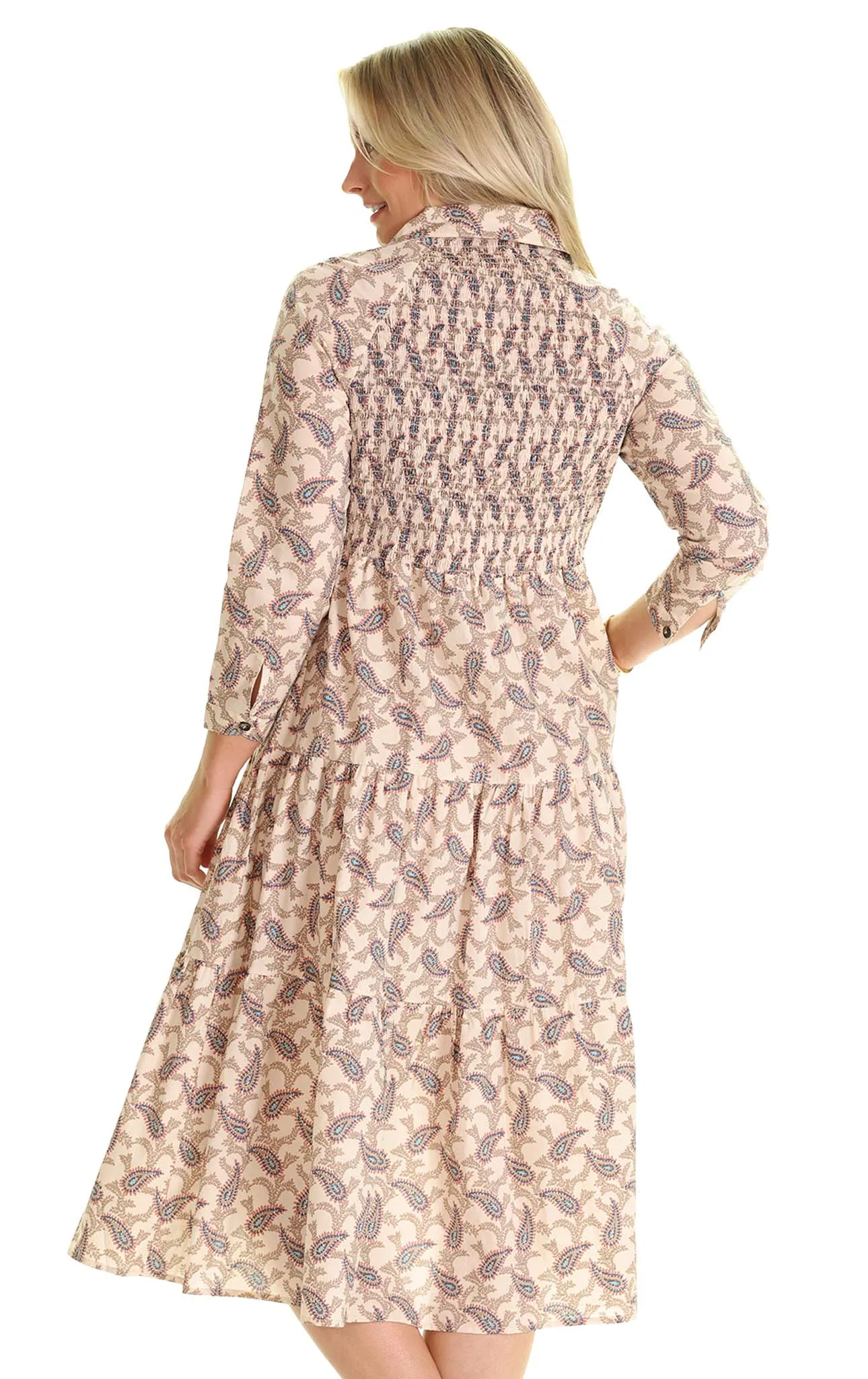 Stephanie Dress In Fall Paisley sold by Duffield Lane product image thumbnail 2