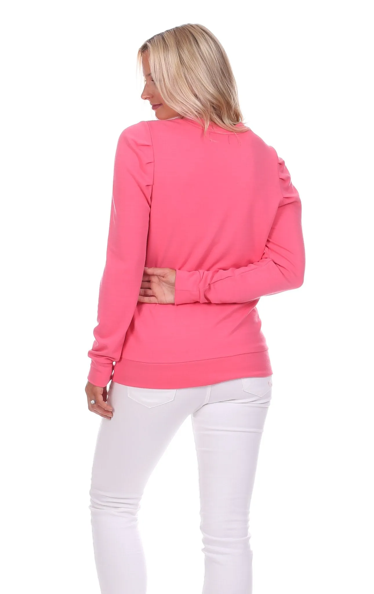 Paisley Puff Sleeve in Strawberry sold by Duffield Lane product image thumbnail 2