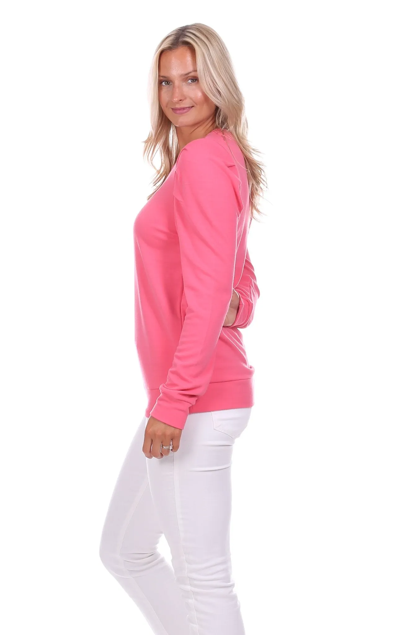 Paisley Puff Sleeve in Strawberry sold by Duffield Lane product image thumbnail 3