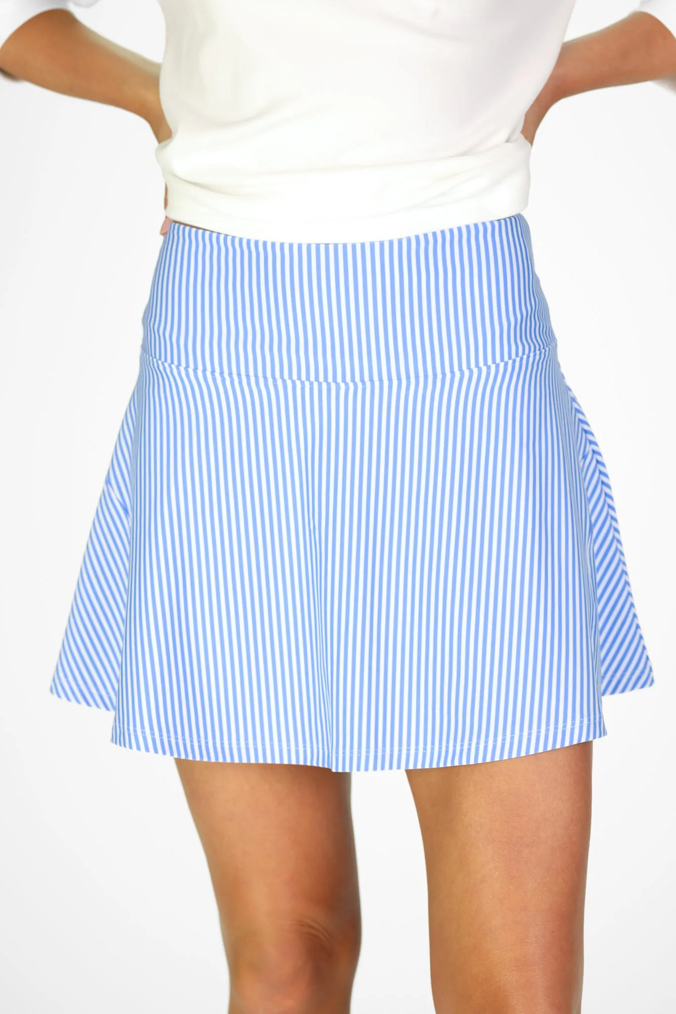 Sherri Skort in Seersucker Stripe sold by Duffield Lane product image thumbnail 2