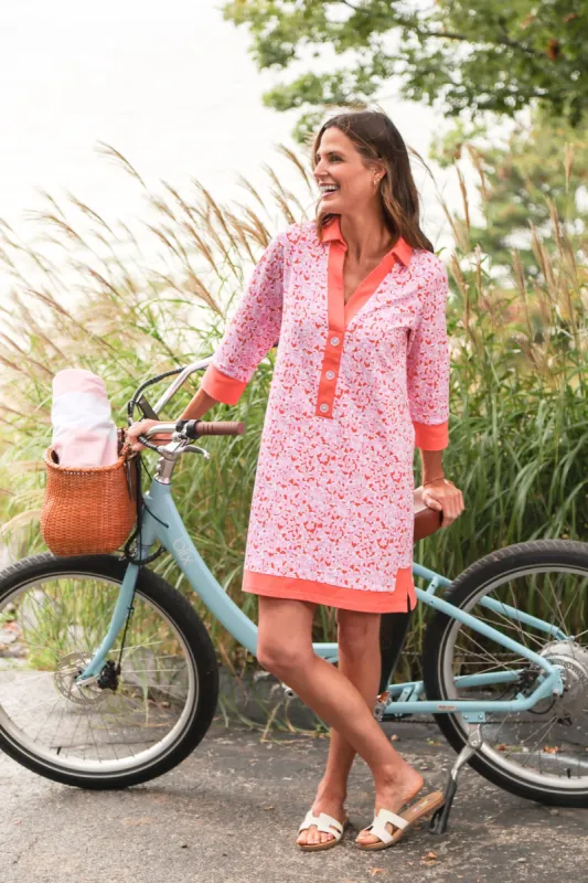 June Dress in Pink Bouquet sold by Duffield Lane