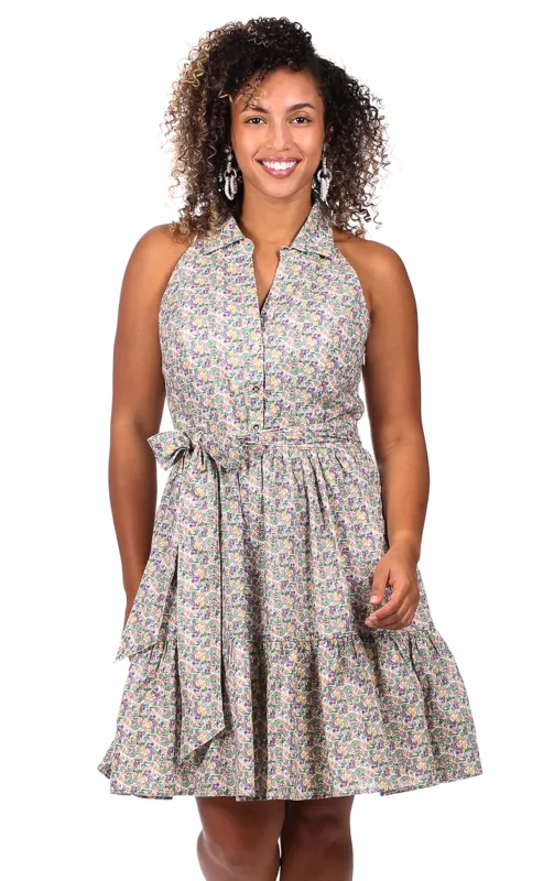 Ann Dress in Floral sold by Duffield Lane