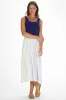 Jada Dress in Thin Navy Stripe sold by Duffield Lane