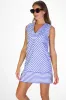 Cove Dress in Dazzling Blue Stripe sold by Duffield Lane