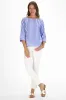 Tilda Top in Dazzling Blue Stripe sold by Duffield Lane