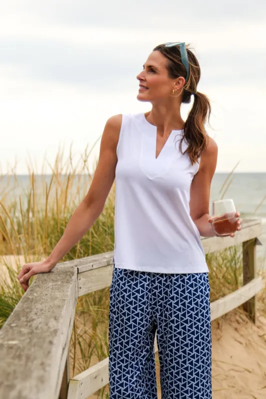 Juno Top in White sold by Duffield Lane