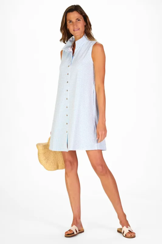 Sabrina Dress in Harbor Hues made by Duffield Lane