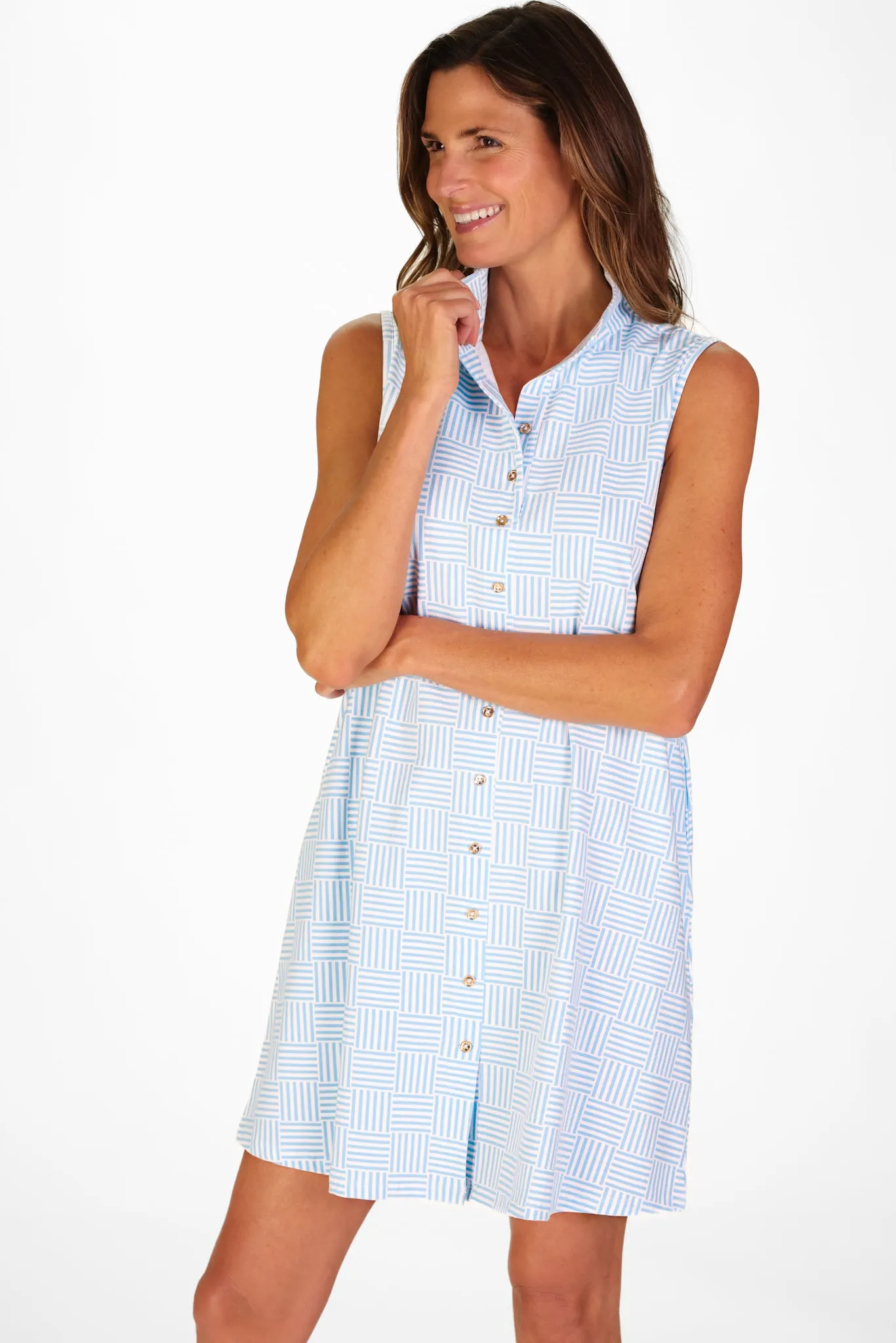 Sabrina Dress in Harbor Hues sold by Duffield Lane product image thumbnail 4