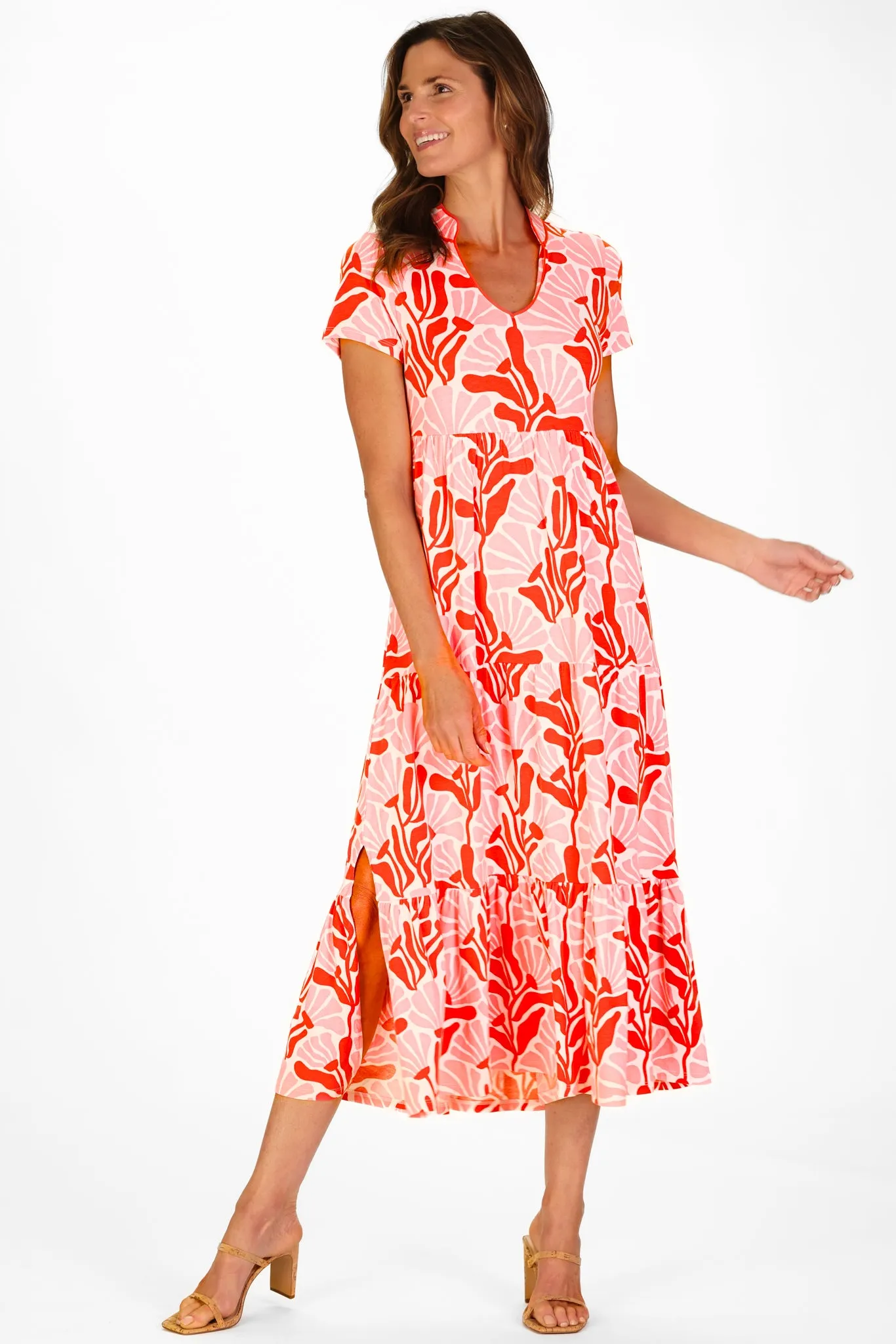 Magnolia Dress in Sunset Blossoms sold by Duffield Lane product image thumbnail 5