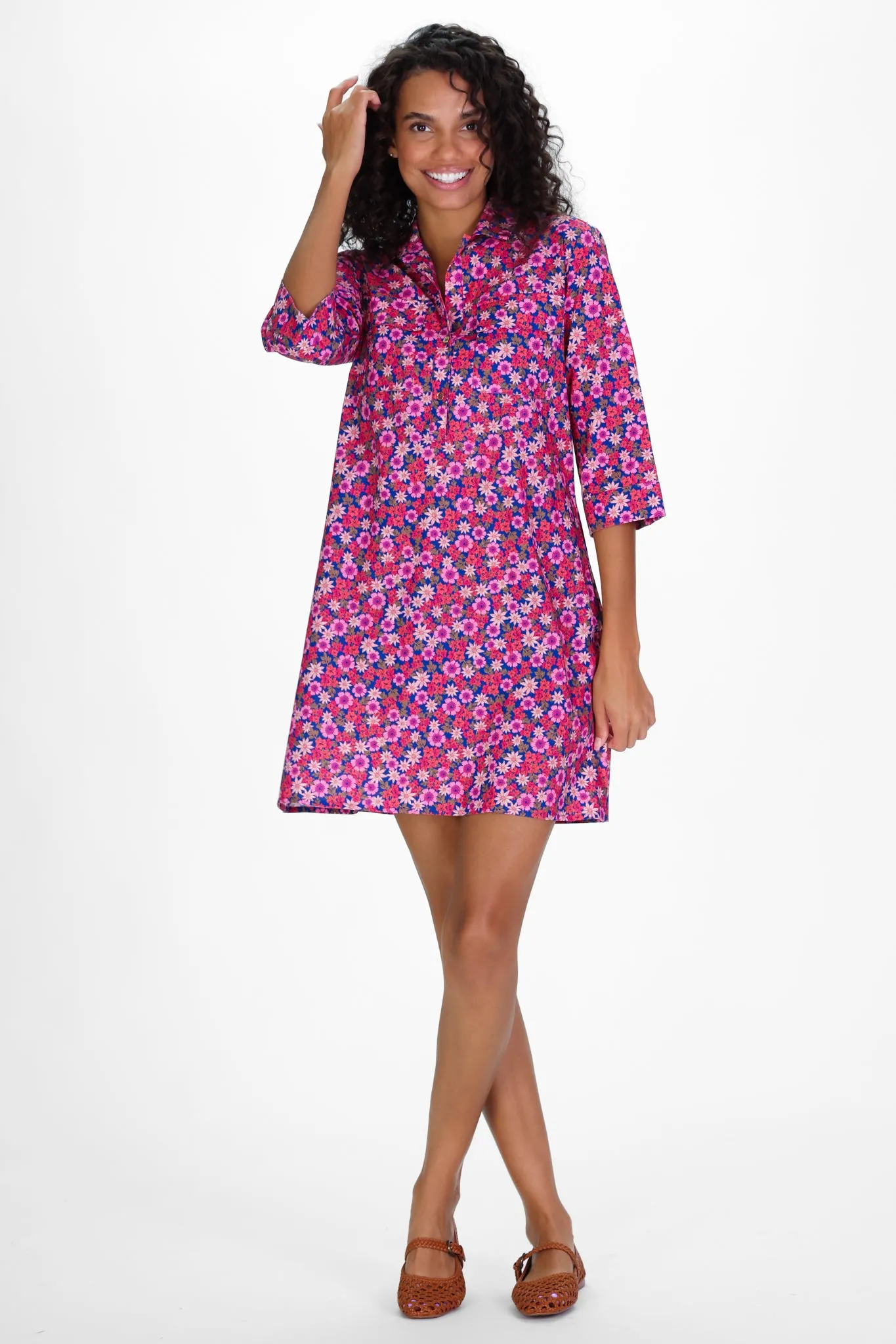 Samantha Dress in Berry Blooms sold by Duffield Lane product image thumbnail 3