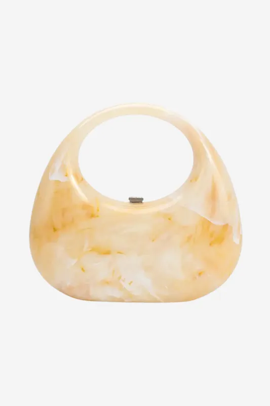 Maribal Acrylic Top Handle Bag in Natural sold by Duffield Lane