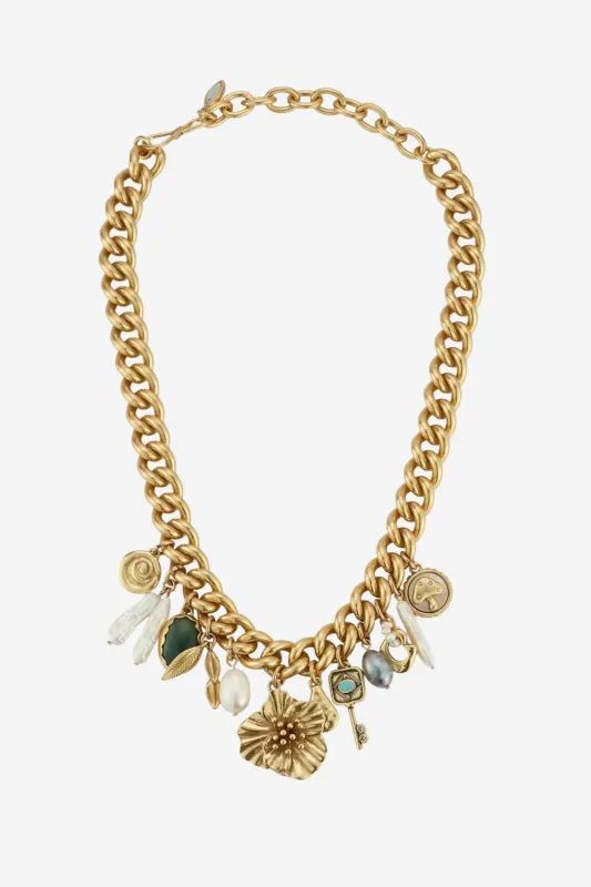 Mignonne Gavigan Gaia Charm Necklace sold by Duffield Lane