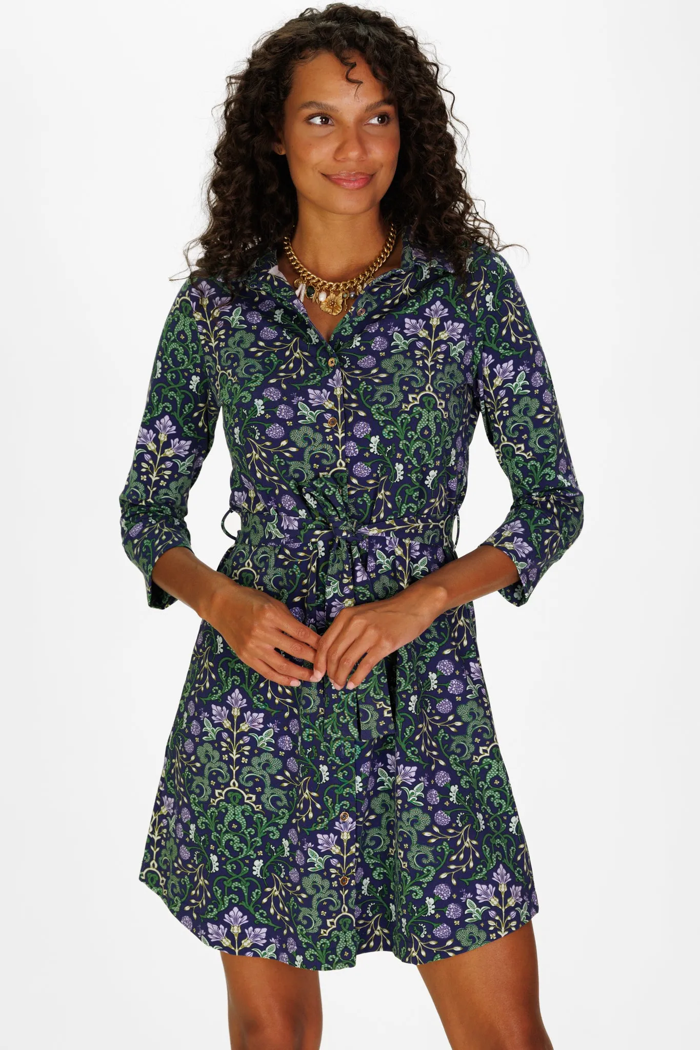 Camila Dress in Enchanted Vines sold by Duffield Lane product image thumbnail 2