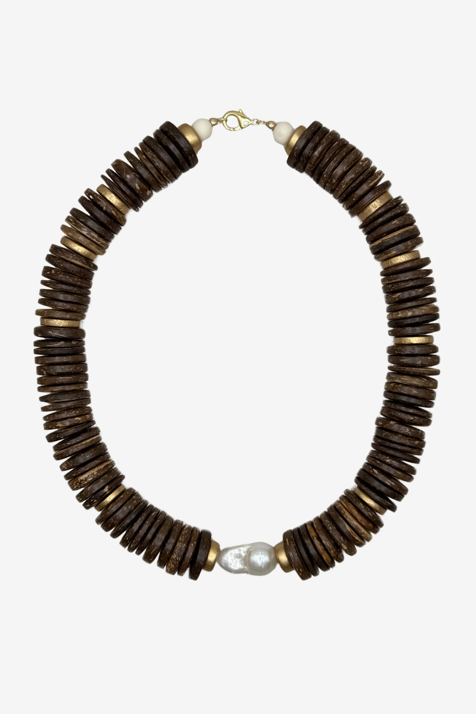 Southern Marc Chocolate Porto Lagos Necklace sold by Duffield Lane
