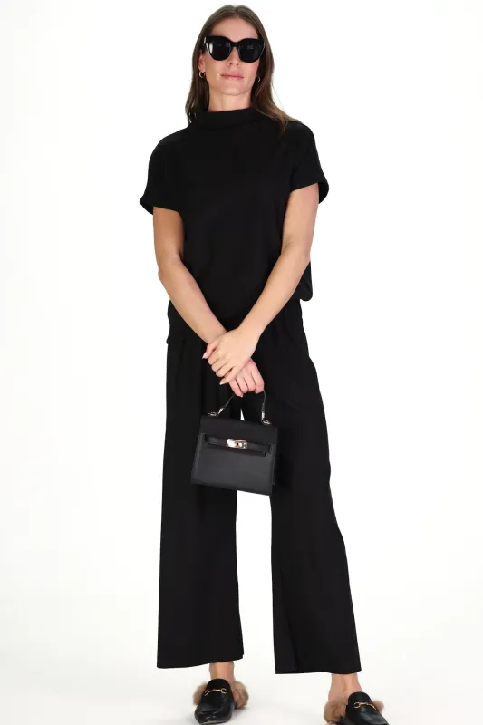 Marian Top in Black SuperSoft sold by Duffield Lane