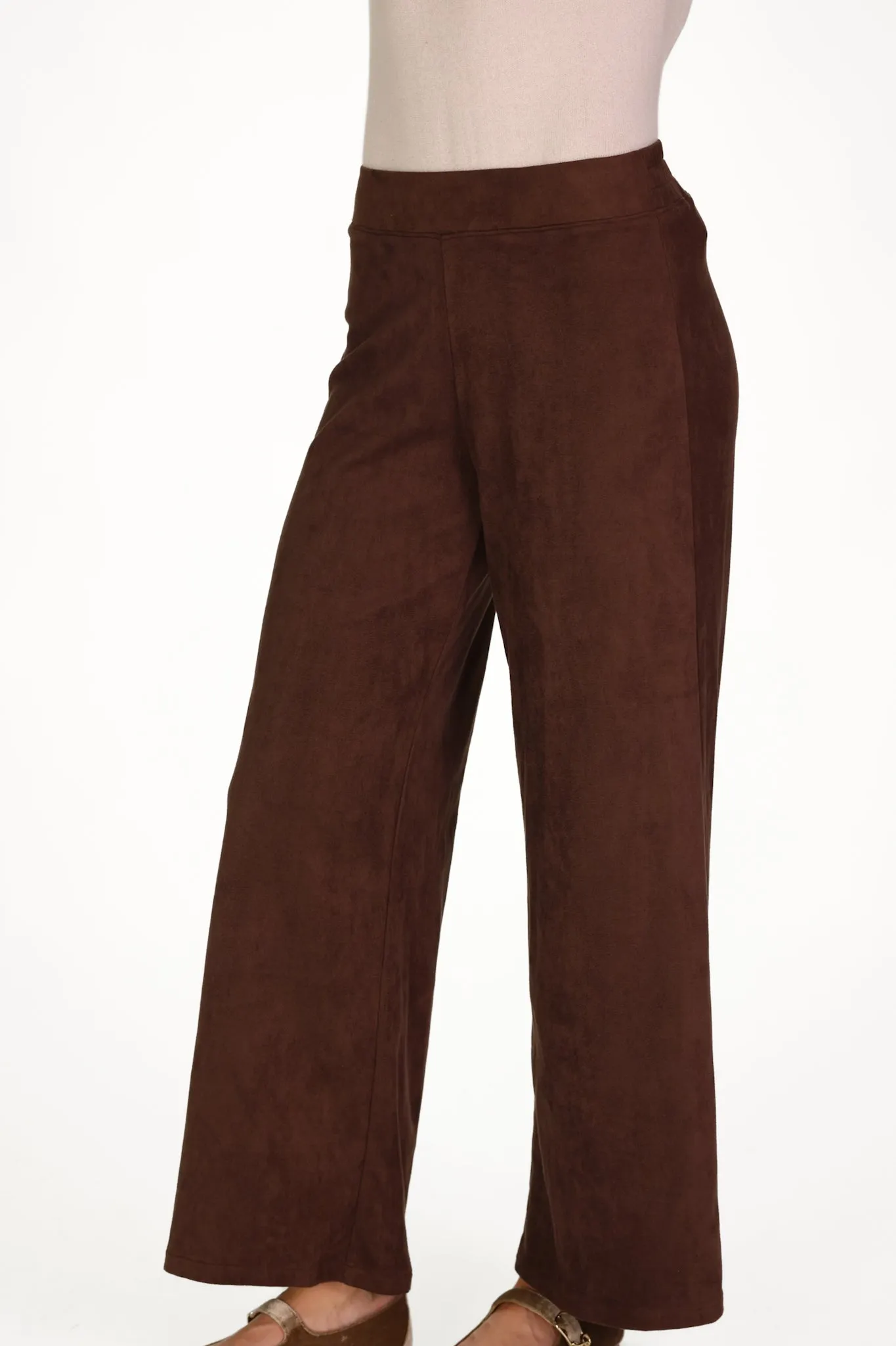 Suede Sasha Pant in Chicory sold by Duffield Lane product image thumbnail 2